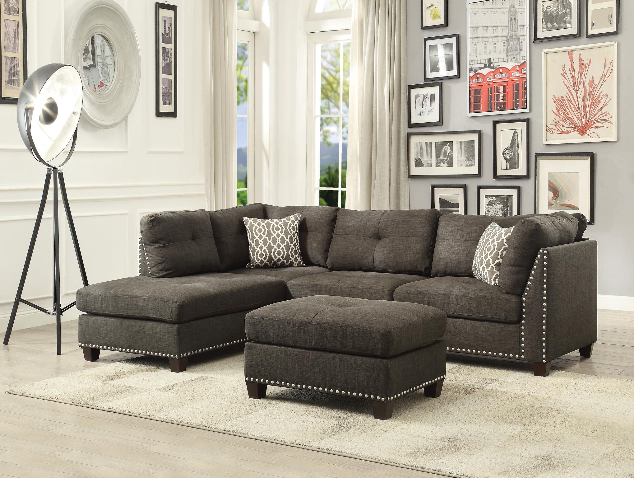 Sectional with deals chaise on left